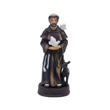 São Francisco 8cm - Enfeite Resina Plástico - Tudo em Caixa
