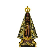 Nossa Senhora Aparecida 16cm - Enfeite Resina - Tudo em Caixa