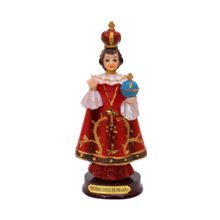 Menino Jesus De Praga 15cm - Enfeite Resina - Tudo em Caixa