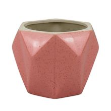 Vaso Porcelana Rosa 8x10x9.5cm - Tudo em Caixa