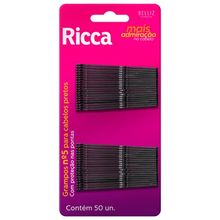 Ricca Grampo Para Cabelo Preto N5