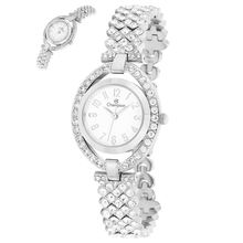 Relógio Champion Feminino Ref: Cf24706q Bracelete Prateado