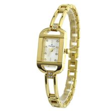 Relógio Champion Feminino Ref: Cf24368h Retangular Bracelete Dourado