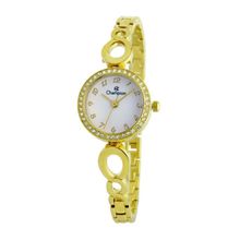 Relógio Champion Feminino Ref: Cf24420h Bracelete Dourado