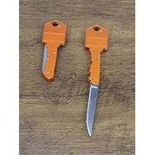 Canivete Chaveiro Mini Faca Personalizado Dobrável Escondida porta-chaves Laranja