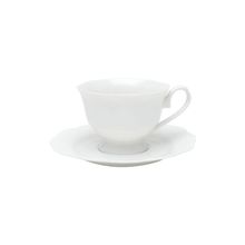 Jogo de xícaras de café em porcelana Wolff Maldivas 6 peças 80ml branca