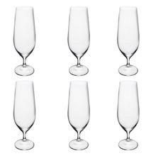 Jogo de taças para cerveja em cristal Bohemia Anna 380ml 6 peças