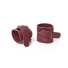 Jogo de argolas para guardanapos em PVC Copa&Cia Ravena 2 peças merlot