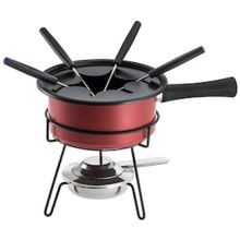 Aparelho de Fondue Forma Aspen 8 Peças - Vermelho