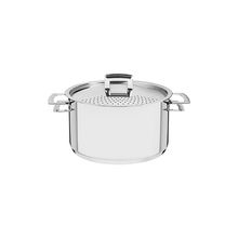 Espagueteira em Inox Brava com Duas Alças e Fundo Triplo 24cm - Tramontina