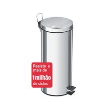 Lixeira em Inox Polido com Pedal 30L - Tramontina