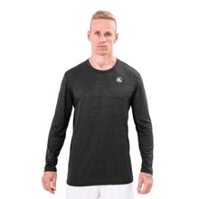 Camisa Esporte Legal Play Manga Longa Masculina - Preto