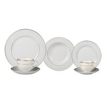 Jogo de jantar em porcelana L'hermitage Magesty Gold 42 peças