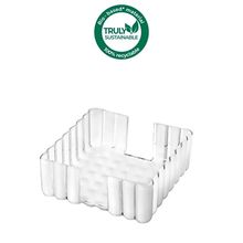 Porta-guardanapo quadrado em bio plástico Guzzini Dolcevita 19,6x8,4cm pérola