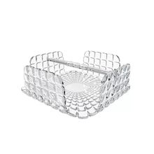Porta-guardanapo em plástico SMMA quadrado Guzzini Tiffany 20x20x7,3cm