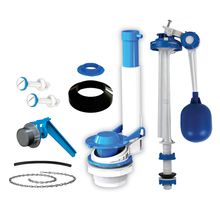 Kit Mecanismo Caixa Acoplada Completo Com Válvula De Descarga Simples Universal Lateral Para Caixas Deca Celite Incepa Hydra Icasa Logasa Astra