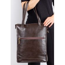 Bolsa para notebook em couro liso Sandra