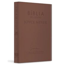 Bíblia de estudo Joyce Meyer - Marrom Claro