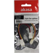 Akasa Adaptador Molex Y 2 Cooler 3 Pinos Ak-Fy320 Splitter