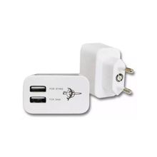 Carregador Tomada Adaptador Fonte Usb Duplo