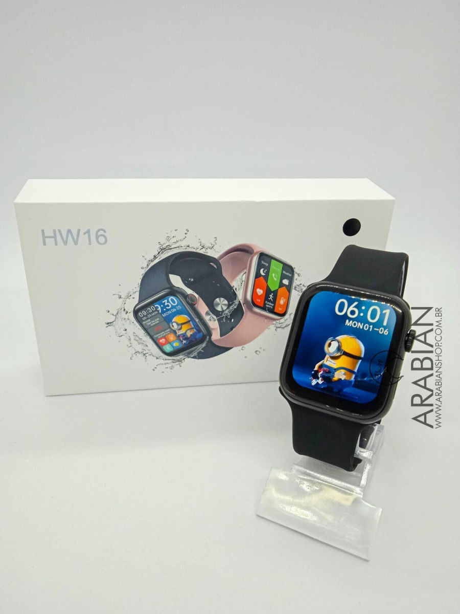 Relogio Smartwatch Iwo Hw16 + Pulseira Metal