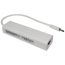 Cabo Adaptador Hub Usb Type C Rj45 3 Portas