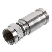 Conector De Compressão Rg6 Coaxial - Pacote 10 Unidades