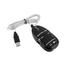 Guitar Link Usb - Preto - Adaptador De Guitarra Para Pc