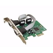 Placa Pci-e Express X1 Com 2 Portas Serial Db9 Rs232
