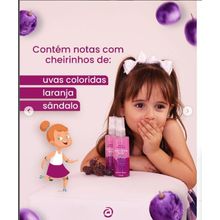 Colônia Infantil Feminina - 100ml  uva (7067)