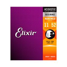 Encordoameto P/ Violão Aço Elixir 80/20 11/52 - EC0184