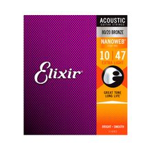 Encordoameto P/ Violão Aço Elixir 80/20 10/47 - EC0186