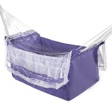 Rede de Dormir Berço Infantil Lilás