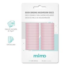Disco Cogumelo para Caderno Inteligente Rosa Candy Mimo - 35 mm - 20 Unids