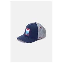Boné Masculino Aba Curva Snapback Marinho e Preto 9821A - HD Boné Masculino Aba Curva Snapback Marinho e Preto - HD