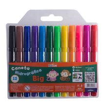 Caneta Hidrográfica Leo&Leo Big 12 Cores