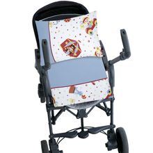 Kit Colchonete para Carrinho de Bebê + Fronha Lynel Palhacinho