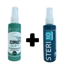 Kit Viagem Perfeita 02: Steri-10 + Ecopass Herbal