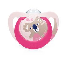 Chupeta de Silicone  Nuk Star Girl 0 à 6 meses Chupeta de Silicone Nuk Star Girl 0 à 6 meses
