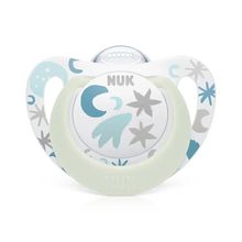 Chupeta de Silicone Nuk Star Glow  0 à 6 meses Chupeta de Silicone Nuk Star Glow 0 à 6 meses