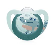 Chupeta NUK Star 6+ meses Silicone Boy - 1 Unidade
