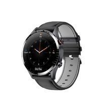 SmartWatch Level LVW-50, Tela AMOLED de 1.3", Compatível com iOS e Android Couro Black