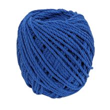 Cordão de Algodão Torcido São Francisco Azul Royal 120 m