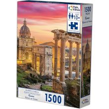Quebra-Cabeça 1500 Pçs - Roma Ruinas Do Forum - Ref 792472