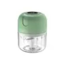 Mini Processador Triturador Alimento 250ml Elétrico 3 Lâmina  New Verde  Smart