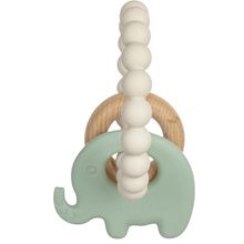 Mordedor em Silicone e Bambu Elefante Verde - Buba