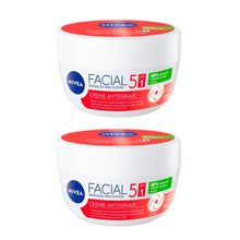 Kit 2 Creme Facial Nivea Antissinais 100g Cada