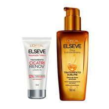 Kit Elseve Creme Tratamento 50ml + Óleo Extraordinário 100ml