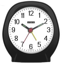 Despertador Quartz Ambiente Ref: 1604-034 Preto Redondo