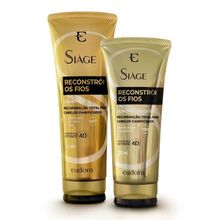 Eudora Siage Reconstroi Os Fios Shampoo 250Ml + Condicionador 200ml